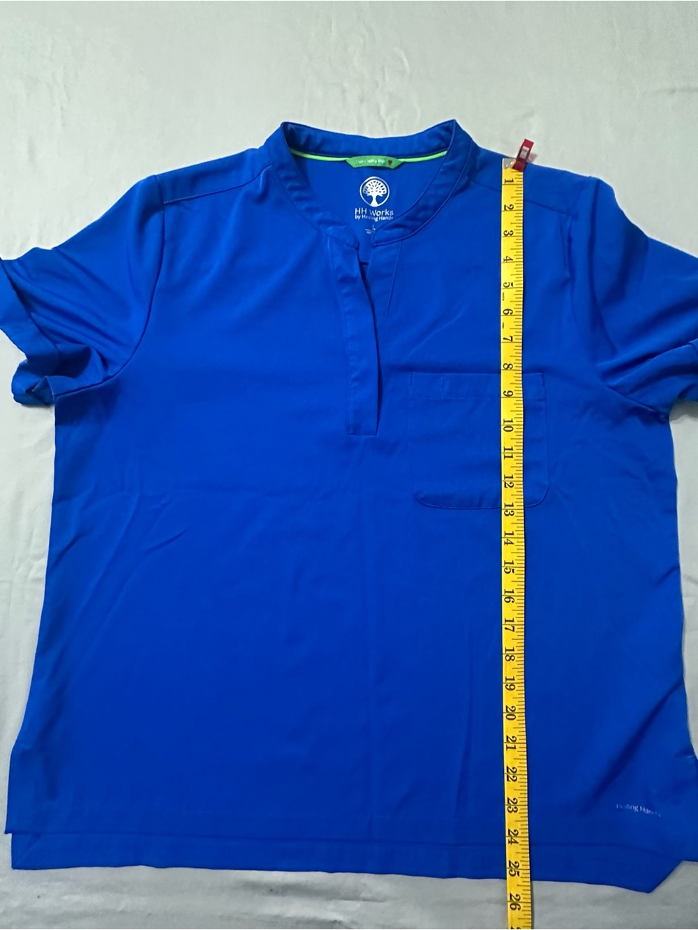HH Works Healing Hands Scrubs Set L Royal Blue Macy Top Rhea Jogger Megan Jacket - Picture 15 of 16